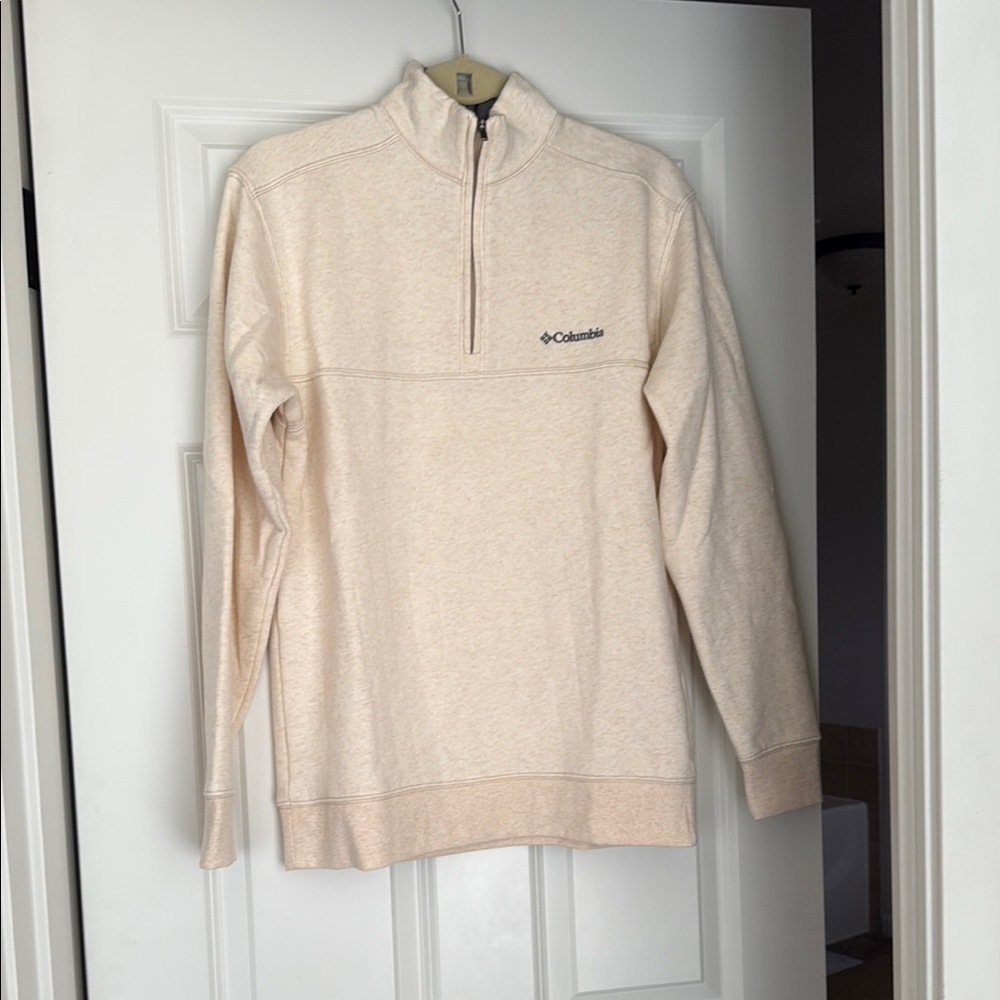 Columbia Cream Cowl Neck Sweater Soft Knit